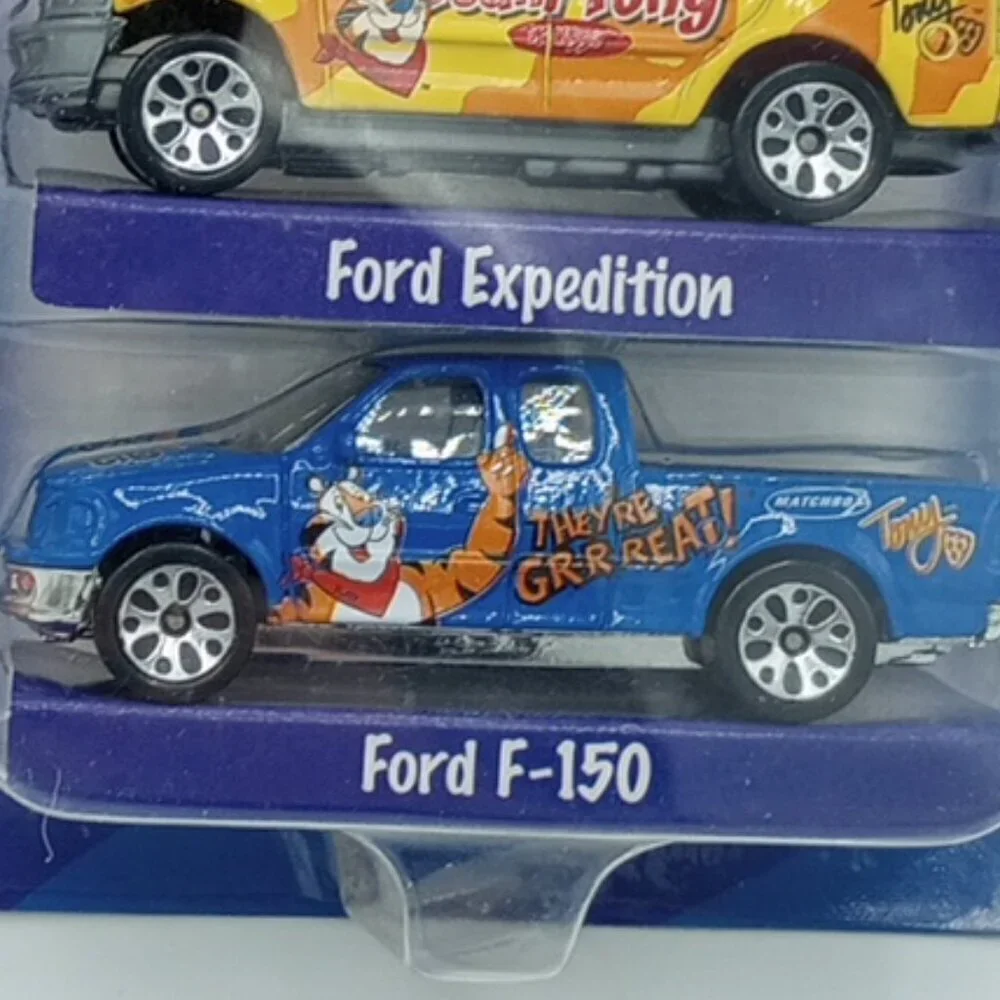 Mattel Matchbox Kellogg's 2 Car Set 2 Pks 2001 VTG Fruit Loops Frosted Flakes